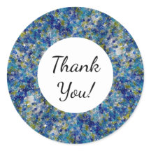 Texto Personalizado De La Semilla Azul Y Verde