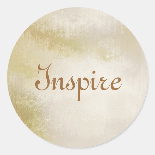 Pegatina Redonda textura de papel de arte para fondo (Anverso)