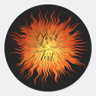 Pegatina Redonda textura geométrica abstracta del poligonal