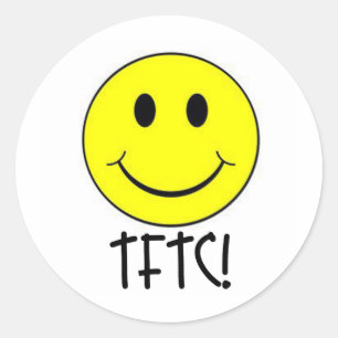 Pegatina Redonda TFTC con
