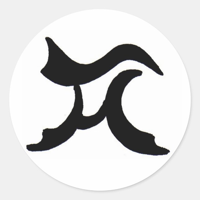 PEGATINA REDONDA TH (Anverso)