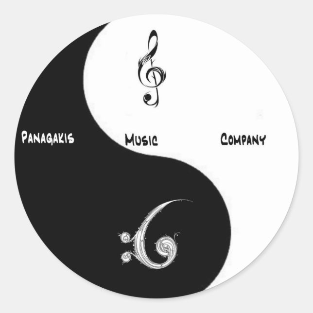 Pegatina Redonda Tha Sticka (Anverso)