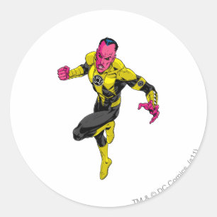 Pegatina Redonda Thaal Sinestro 1
