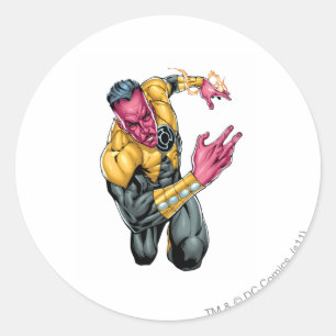 Pegatina Redonda Thaal Sinestro 8