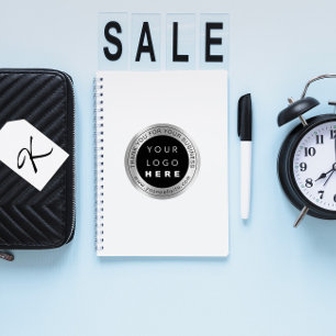 Pegatina Redonda Thank You Professional Logo Promotional Business