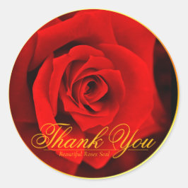 Pegatina Redonda Thank You Seal