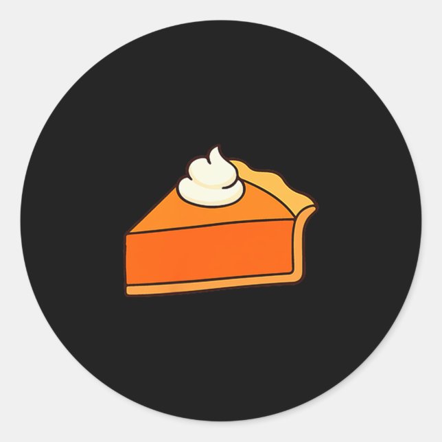 Pegatina Redonda Thanksgiving Pumpkin E Shirt Men Women Family Pump (Anverso)