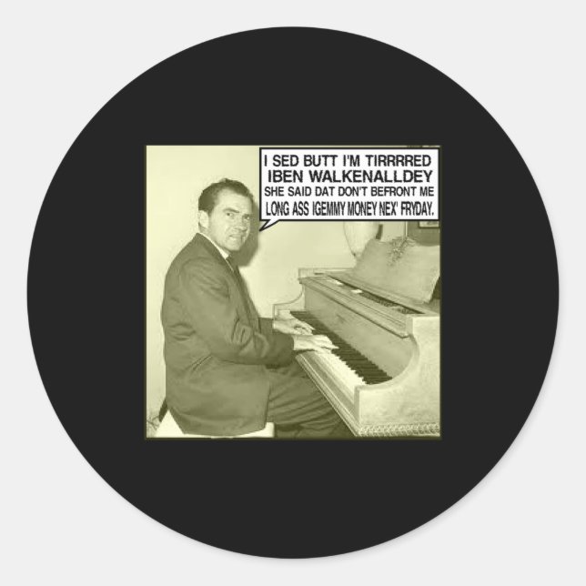 Pegatina Redonda That Dont Befront Me  (Anverso)