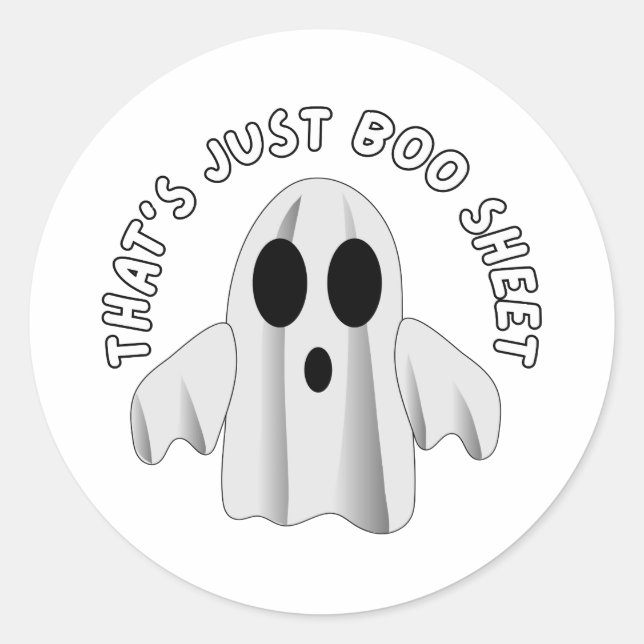 Pegatina Redonda That's just BOO sheet Mug (Anverso)