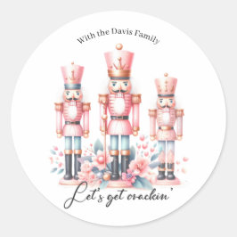 Pegatina Redonda The Christmas Nutcracker Round Stickers