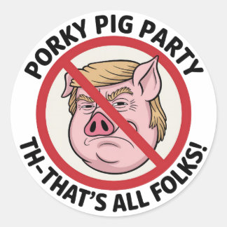 Pegatina Redonda The Final Snort: Ending the Political Monopoly