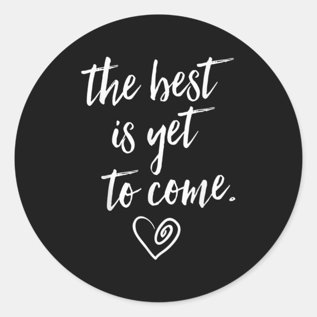 Pegatina Redonda The Is Yet To Come  (Anverso)