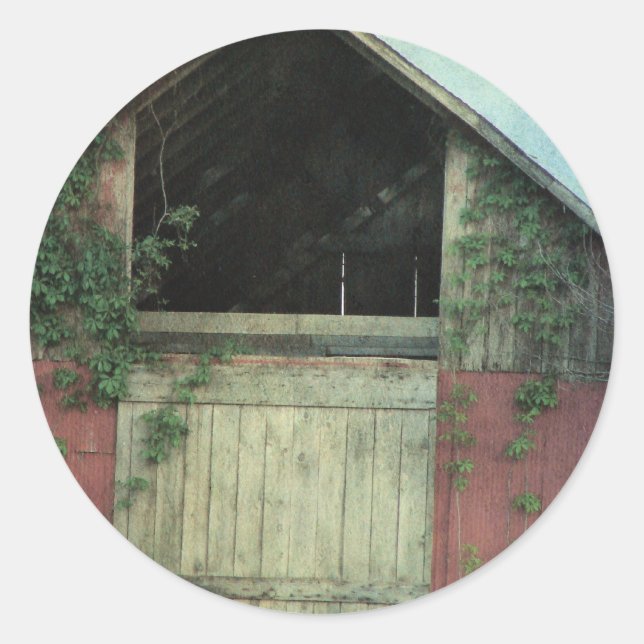 Pegatina Redonda The Ivy Barn (Anverso)