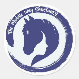 Pegatina Redonda The Middle Way Logo Sticker