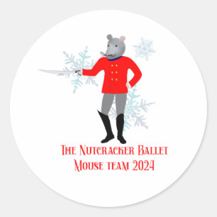 Pegatina Redonda The Nutcracker - Mouse Team 2024