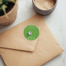 Pegatina Redonda The World of Football Sticker