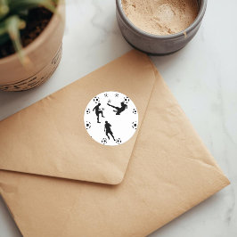 Pegatina Redonda The World of Football Sticker