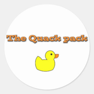 Pegatina Redonda thequackpack.png