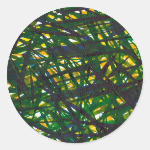 Pegatina Redonda Thicket II