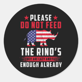 Pegatina Redonda This Funny Anti Rino Republican In Name Only 