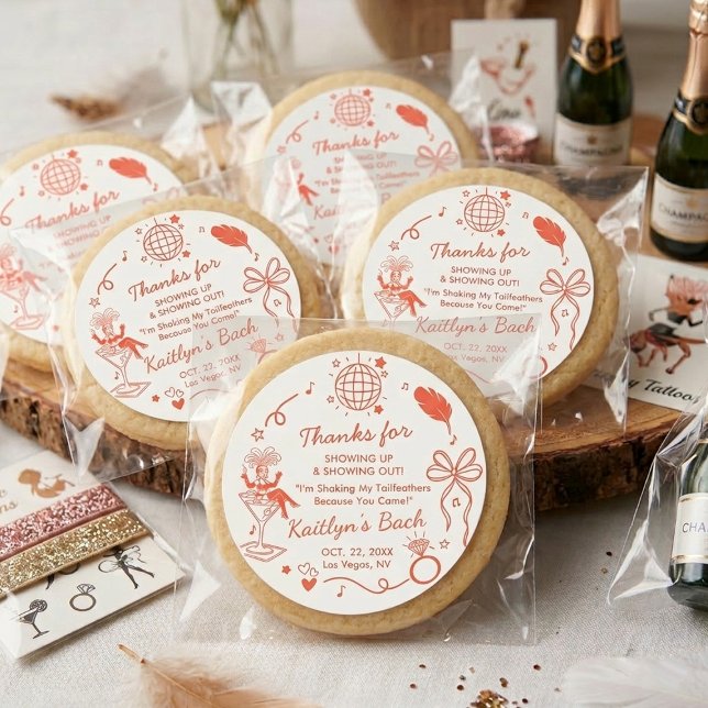 Pegatina Redonda This Wife Is A Showgirl Bachelorette Party Favor (Subido por el creador)