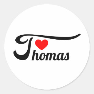 Pegatina Redonda Thomas