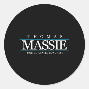 Pegatina Redonda Thomas Mie Congreso de los Estados Unidos