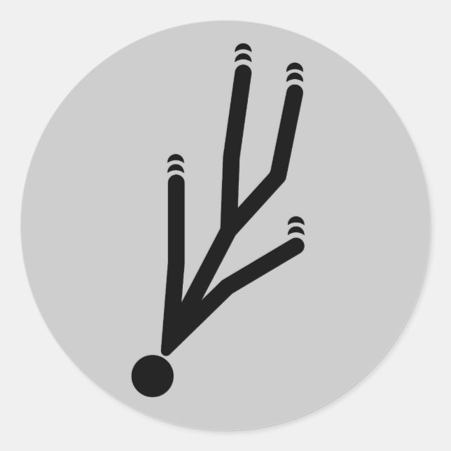 Pegatina Redonda Thrill Seeker (Anverso)