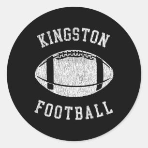 Pegatina Redonda Throwbac de Kingston en el estadio Throwbac