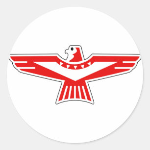 Pegatina Redonda Thunderbird