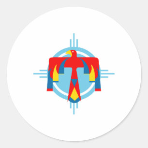 Pegatina Redonda Thunderbird