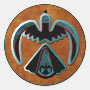 Pegatina Redonda Thunderbird
