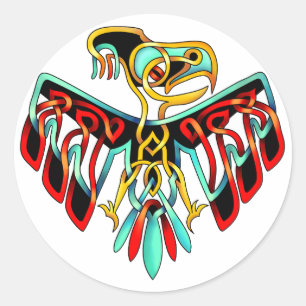 Pegatina Redonda Thunderbird