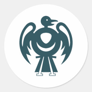 Pegatina Redonda thunderbird v2