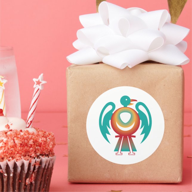 Pegatina Redonda thunderbird v2 (Fiesta)