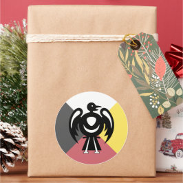 Pegatina Redonda thunderbird v2