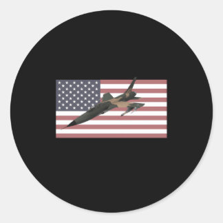 Pegatina Redonda Thunderchief F-105