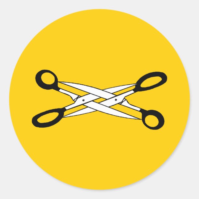 PEGATINA REDONDA TIEMPO DE ESCASEZ (Anverso)