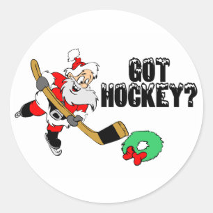 Pegatina Redonda ¿Tienes hockey?