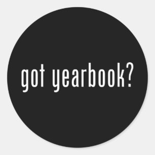 Pegatina Redonda ¿tienes yearbook?