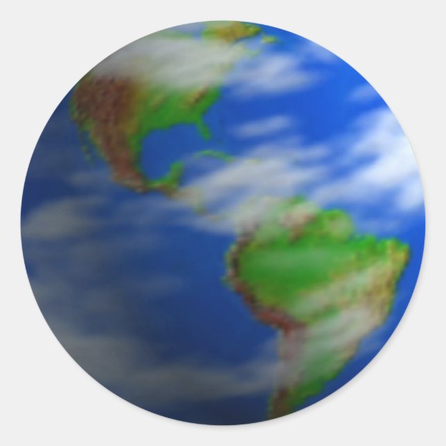 PEGATINA REDONDA TIERRA (Anverso)