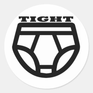 Pegatina Redonda TIGHT - Tighty Whits