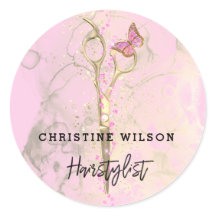 tijeras mariposa mosca rosada salpicaduras