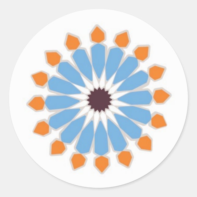 Pegatina Redonda TileSticker (Anverso)