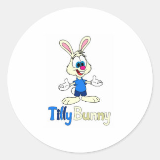 Pegatina redonda Tilly Bunny