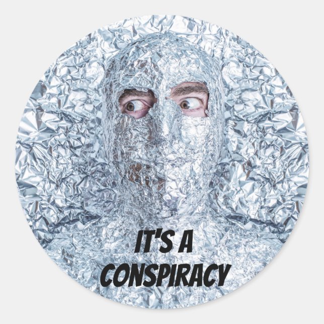 Pegatina Redonda Tin Relieve metalizado Gorra Society (Anverso)