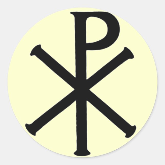 Pegatina Redonda tinta de graham (Anverso)