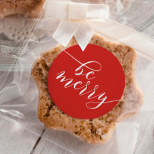 Tipografía de guiones "Be Merry"