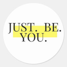 Tipografía minimalista motivacional Sé tú mismo