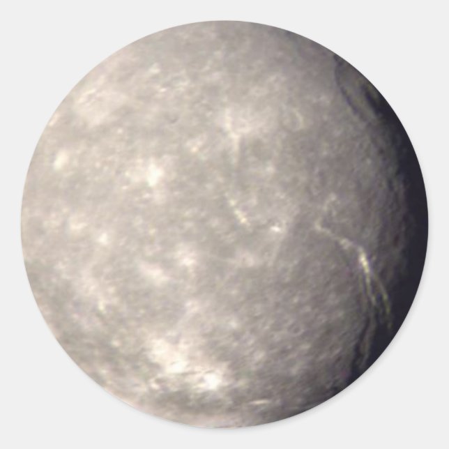 Pegatina Redonda Titania (Anverso)